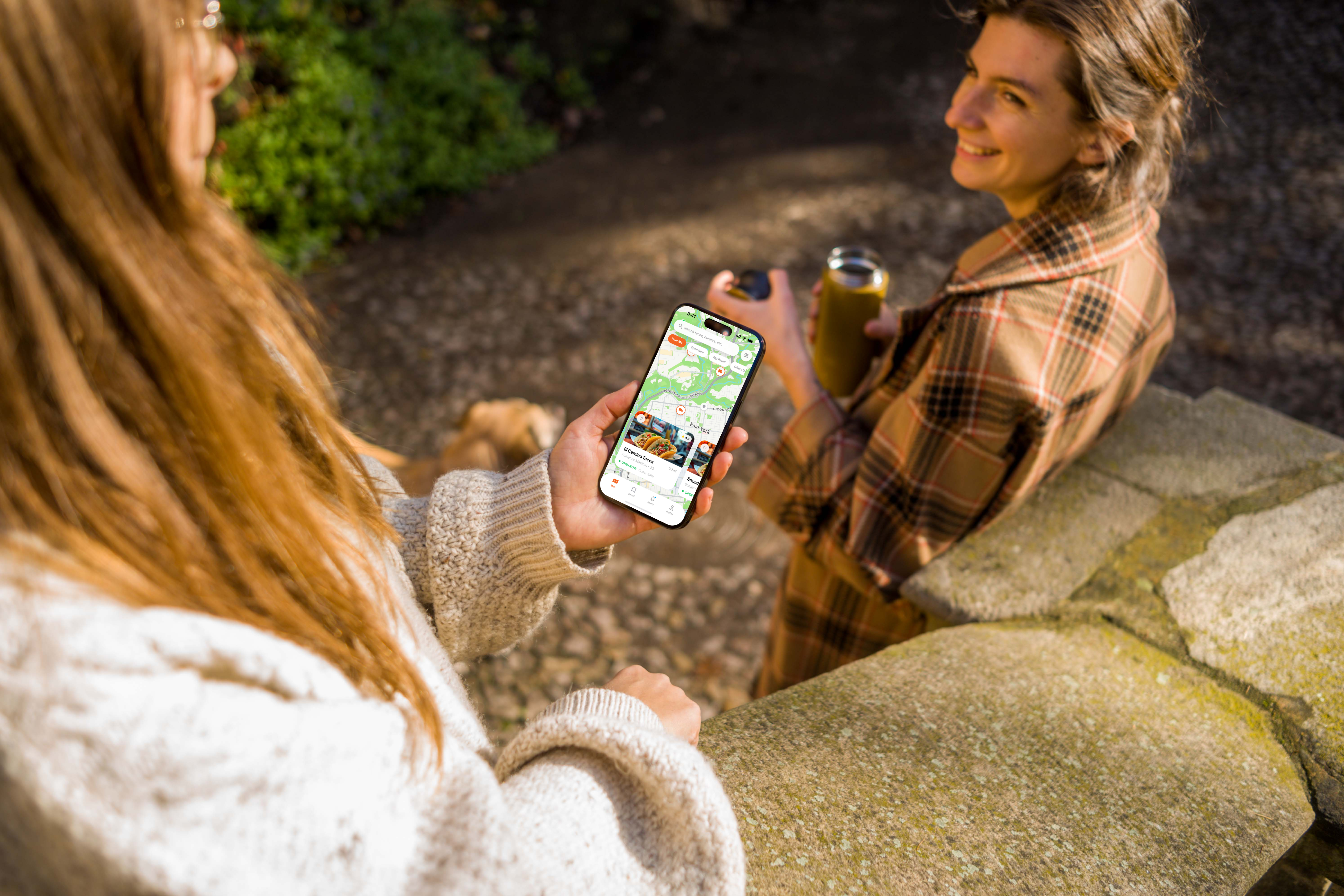 Grubmap app screens